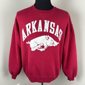 Vintage Russell Athletic Arkansas Razorbacks Sweatshirt Mens XL See Measurements